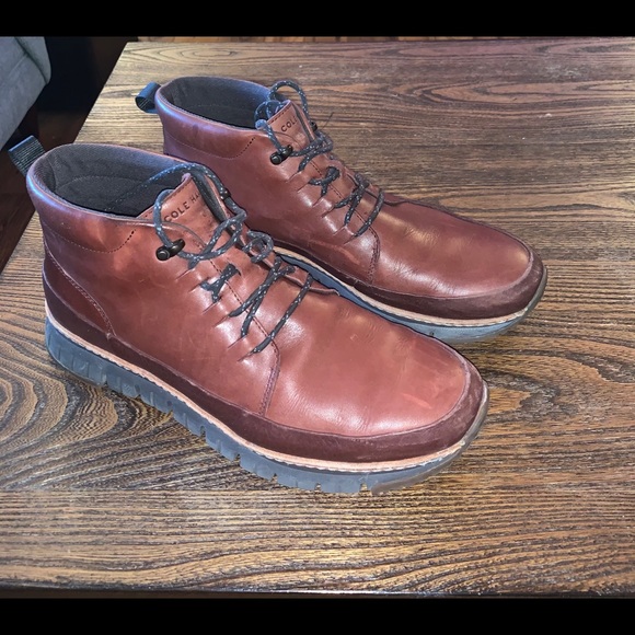 Cole Haan Grand.OS Brown Chukka Boots main image 4